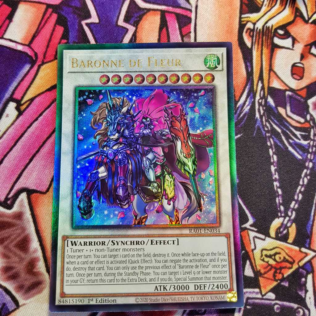 Thẻ bài Yugioh chính hãng | Baronne de Fleur | RA01 Ultimate Rare