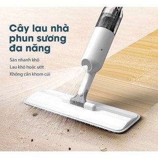 Cây lau nhà phun sương thông minh  xoay 360 độ, 2 chế độ lau khô ướt đa năng - VC36