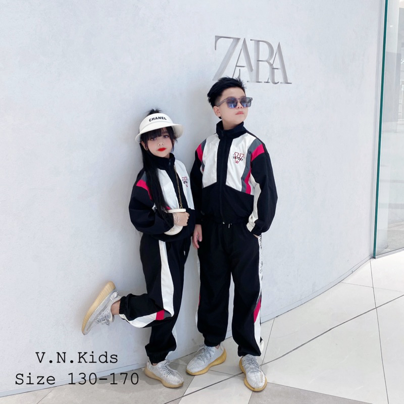 Bộ gió Victory 1976 cho Bé Trai và Gái size đại 19kg-45kg