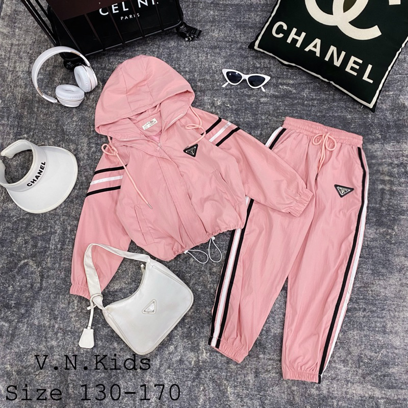 Bộ gió mũ Bra chất lừ cho Bé size đại 19kg - 44kg