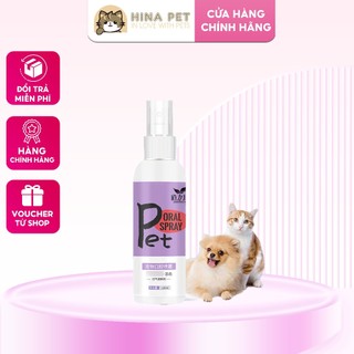 Xịt vệ sinh khử mùi hôi răng miệng cho chó mèo oral spray pet 120ml