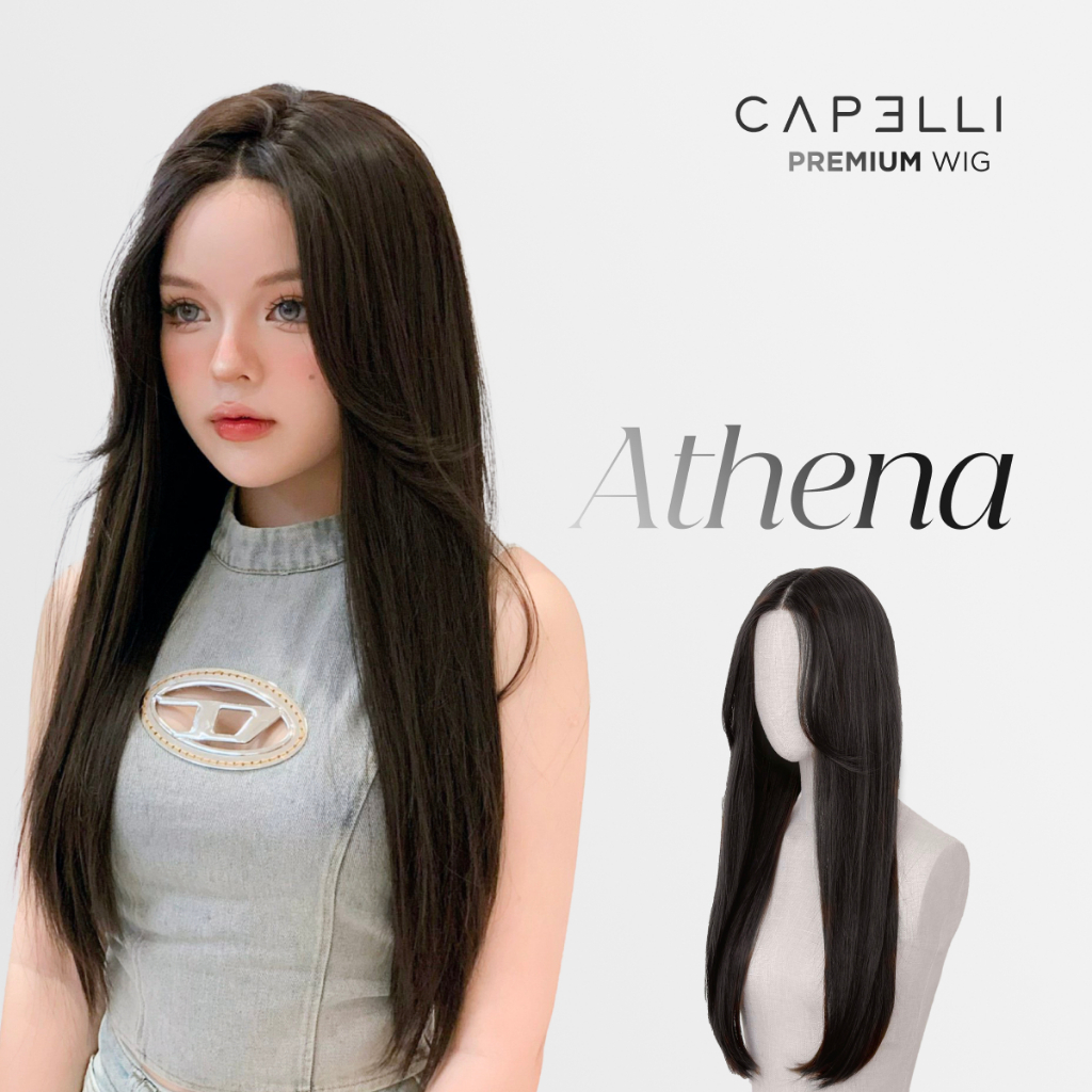 Tóc Siêu Da Đầu CAPELLI Athena Premium Wig