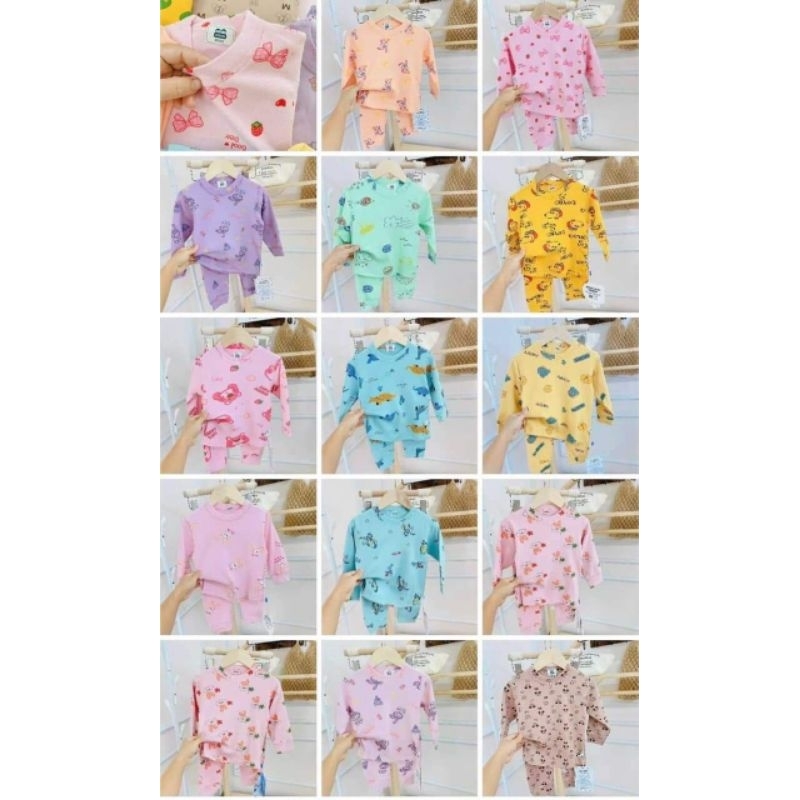 Bộ Thun Dài Tay Cho Bé Trai và Bé Gái