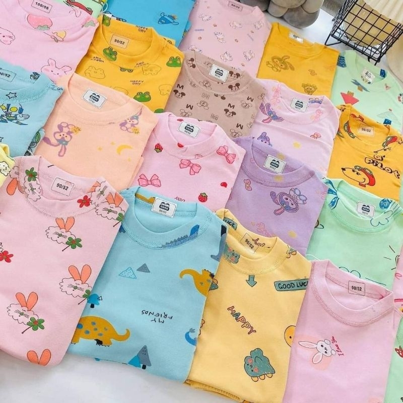 Bộ Thun Dài Tay Cho Bé Trai và Bé Gái