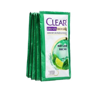 combo 3 dây dầu gội clear bạc hà