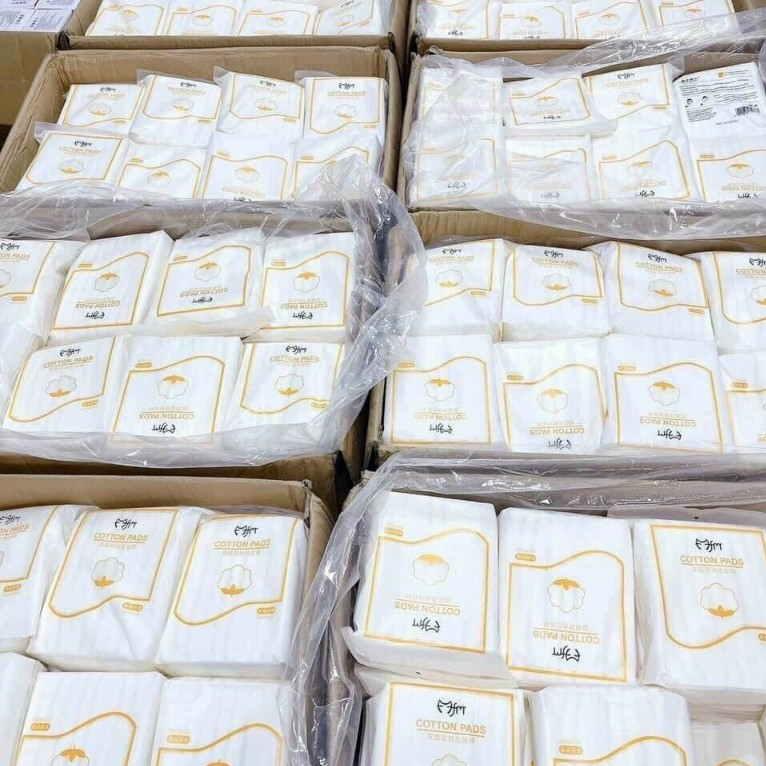Bông Tẩy Trang Mèo Cotton Pads Túi 222 Miếng