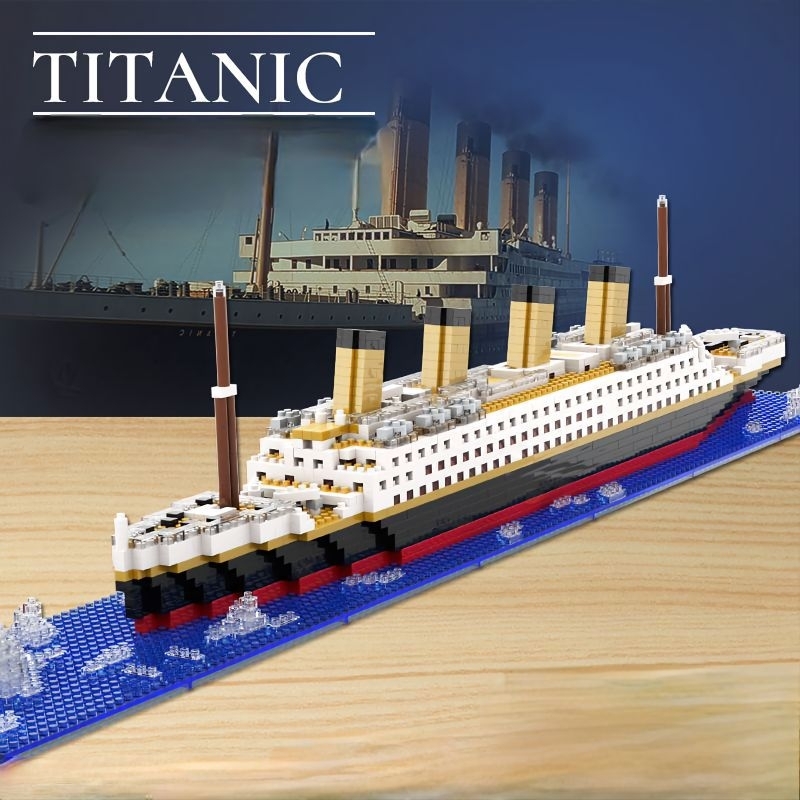Đồ chơi xếp hình Tàu Titanic siêu to 1878 chi tiết đồ chơi trẻ em