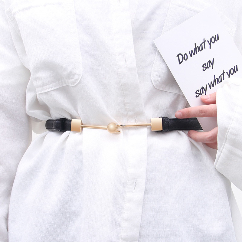ĐAI VÁY nữ nhỏ 1.5cm - THẮT LƯNG B31 nữ bản nhỏ nịt áo váy tròn nhỏ cài tiện lợi - Đai thắt áo nhỏ Hàn Quốc