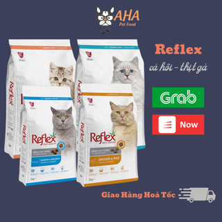 Hạt cho mèo Reflex Plus bao 2kg Cá Hồi Gà ahapetfood