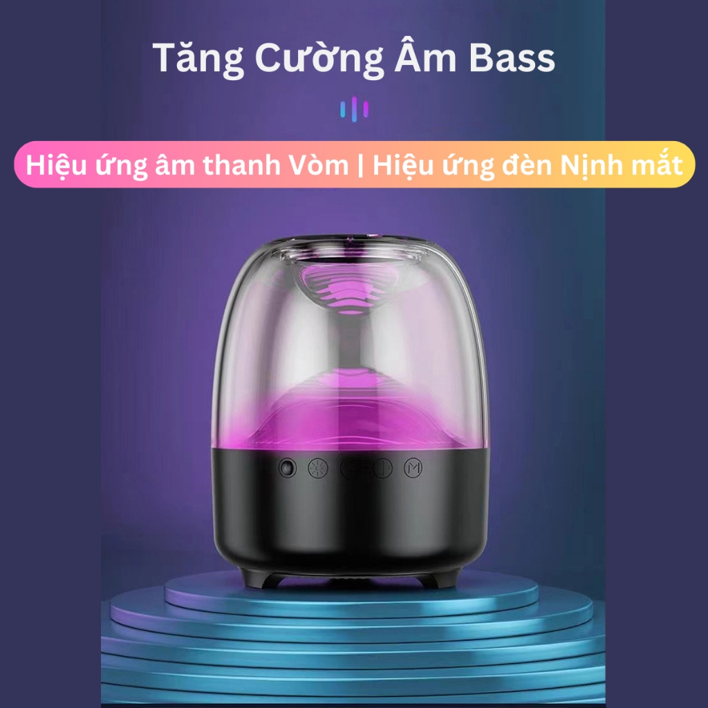 Loa Bluetooth mini L28 Big Diamond, Hát karaoke kèm Mic không dây Tăng cường Bass, Hiệu ứng led - vistyle shop