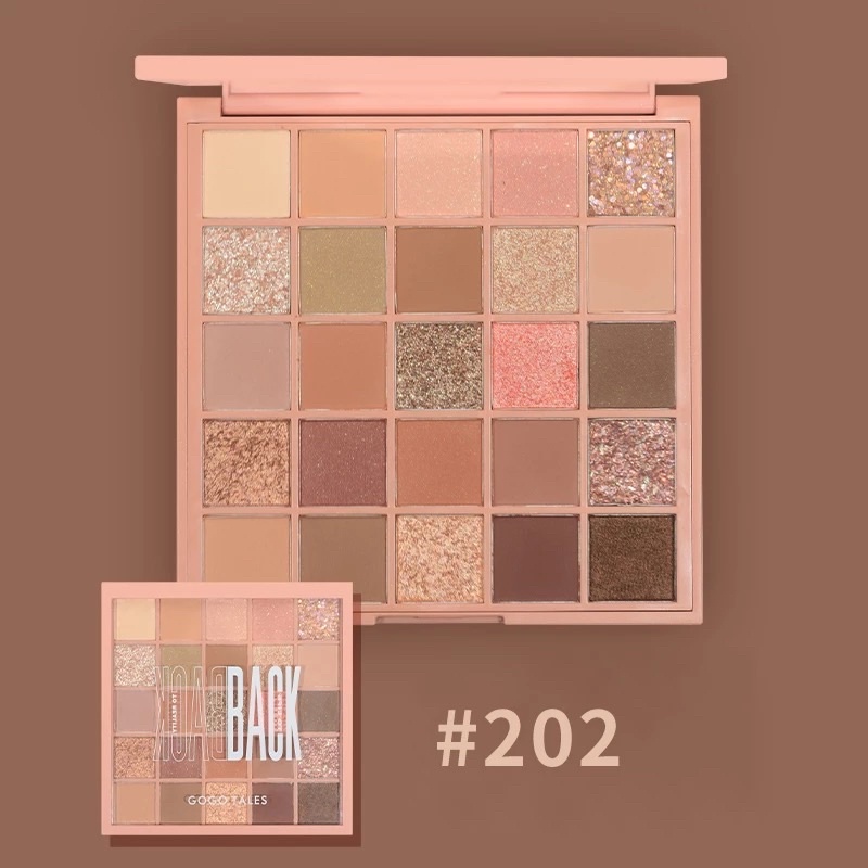 Phấn Mắt Gogo Tales Nội Địa Trung Bảng Màu Mắt 25 Ô Nhiều Màu Lì Lâu Trôi