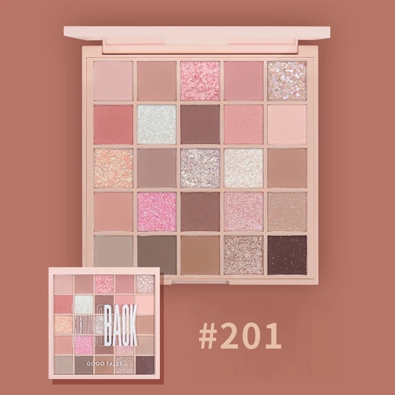 Phấn Mắt Gogo Tales Nội Địa Trung Bảng Màu Mắt 25 Ô Nhiều Màu Lì Lâu Trôi