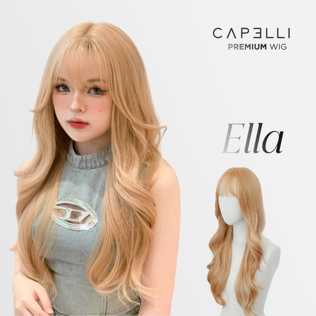 Tóc Siêu Da Đầu CAPELLI Ella Premium Wig