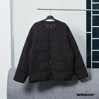 Áo khoác chính hãng SPAO Black Down Jacket