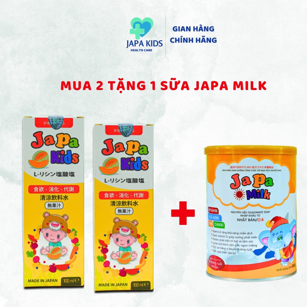 Siro Ăn Ngon Cho Bé Giúp Bé Ăn Ngon Hỗ Trợ Tăng Đề Kháng Chăm Sóc Sức Khỏe Cho Bé Japa Kids Chính Hãng