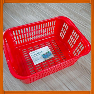  Rổ nhựa sóng bầu đựng đồ chơi rổ úp bát Việt Nhật- 3T  MS: 5050   54x37x21cm - Nhựa Việt Nhật 