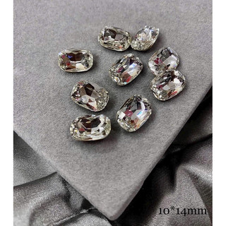 Đá khối chữ nhật tròn cao cấp - phụ kiện nail