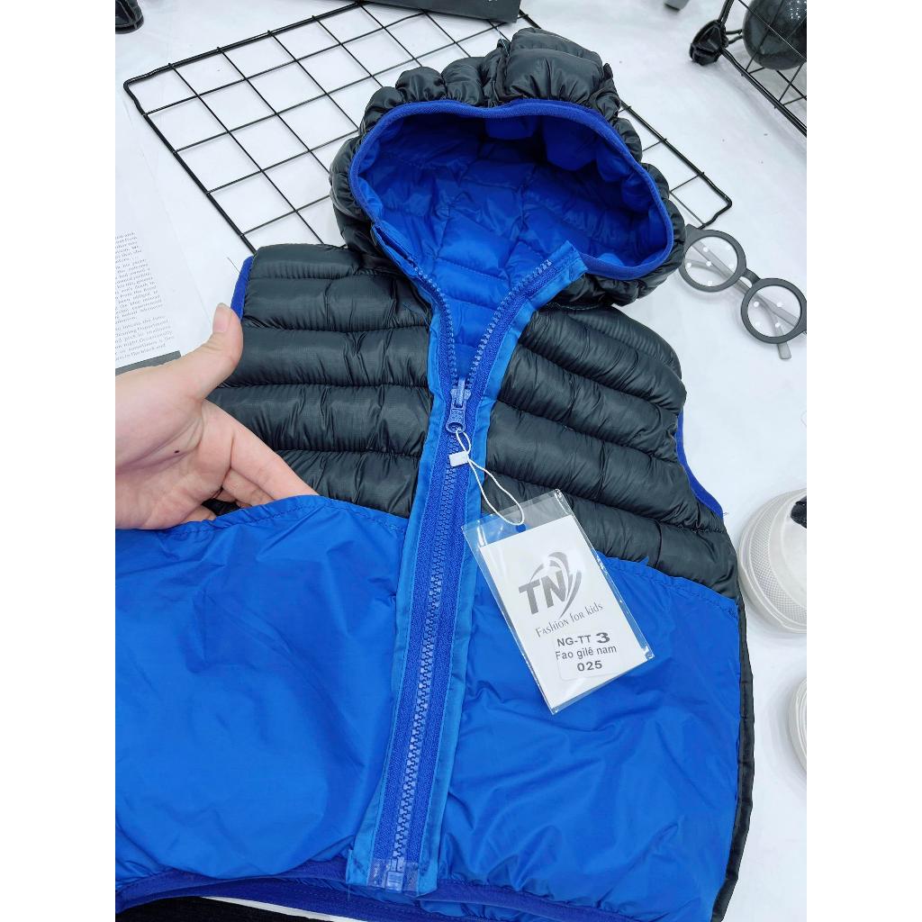 Áo Ghile Phao Siêu Nhẹ - Siêu Mềm Siêu ấm , Áo Khoác Gile Cho Bé Từ 1-5 tuổi