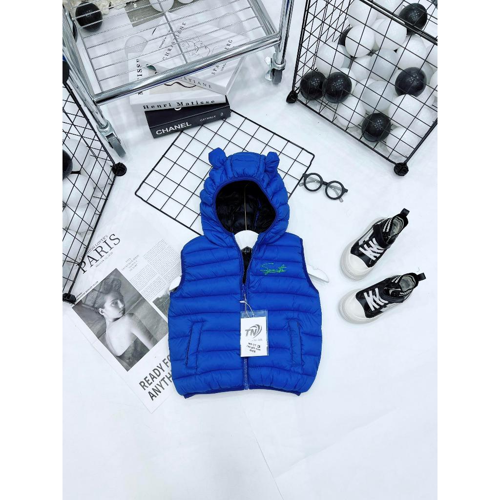 Áo Ghile Phao Siêu Nhẹ - Siêu Mềm Siêu ấm , Áo Khoác Gile Cho Bé Từ 1-5 tuổi