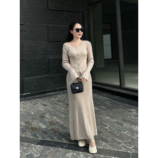 Set váy len dài siêu xịn hàng QCCC
