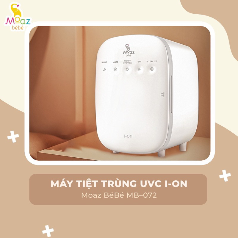 Máy tiệt trùng sấy khô UVC ION Moaz bebe MB072