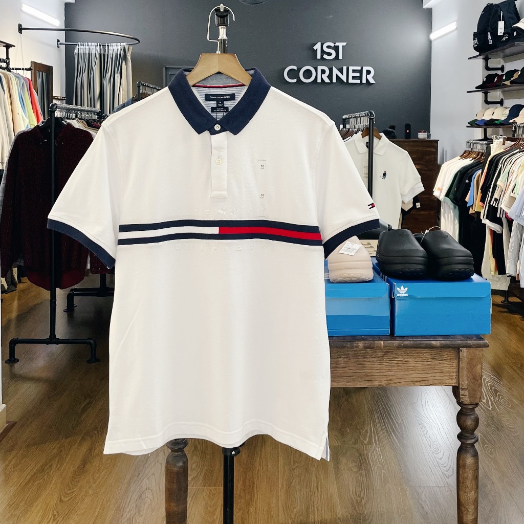 Áo thun polo chính hãng Tommy - Flag