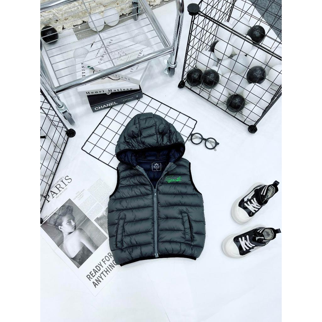 Áo Ghile Phao Siêu Nhẹ - Siêu Mềm Siêu ấm , Áo Khoác Gile Cho Bé Từ 1-5 tuổi