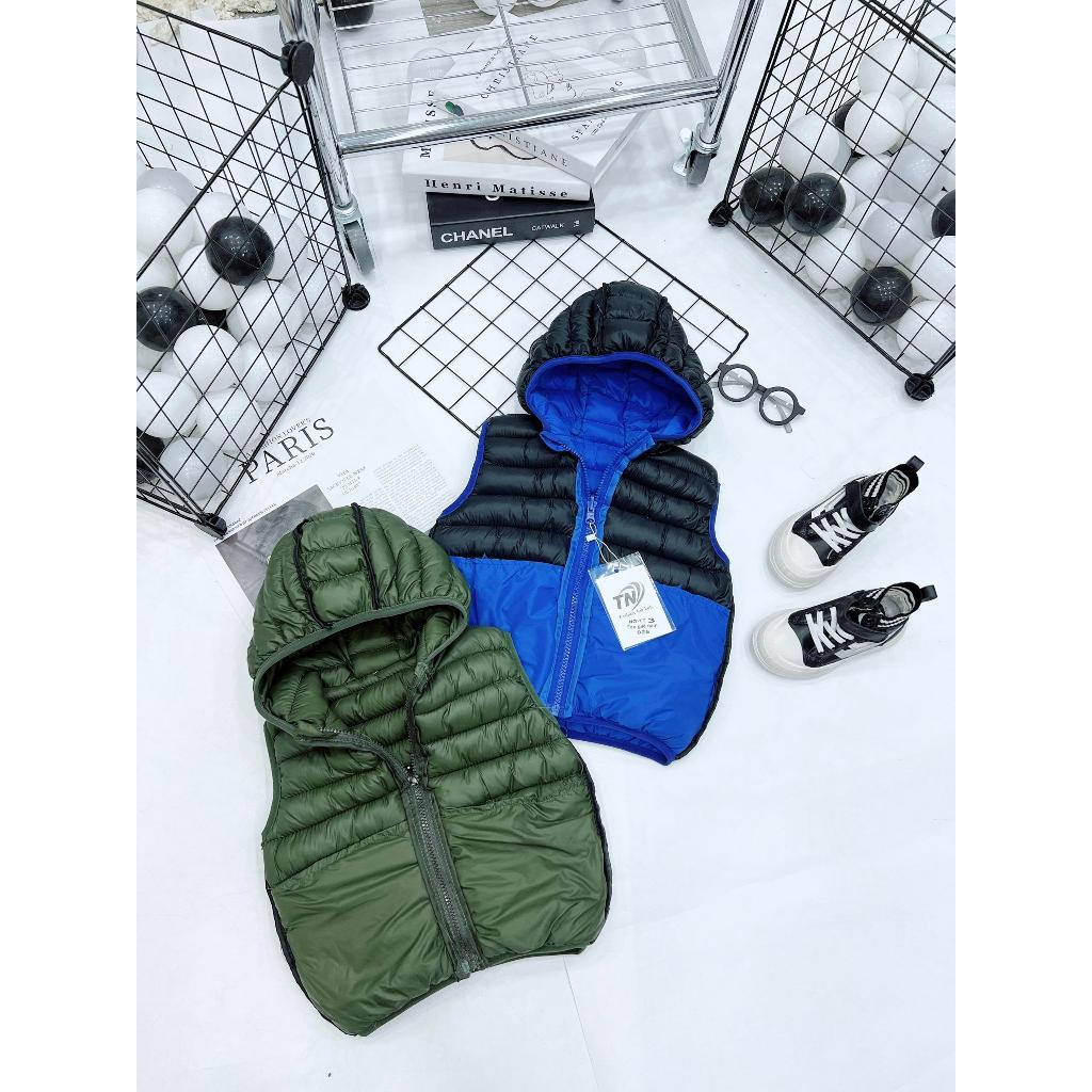 Áo Ghile Phao Siêu Nhẹ - Siêu Mềm Siêu ấm , Áo Khoác Gile Cho Bé Từ 1-5 tuổi