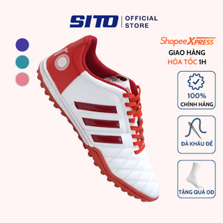 Giày bóng đá Newmos 11 Pro Trắng Đỏ cỏ nhân tạo thể thao nam chính hãng - NM002