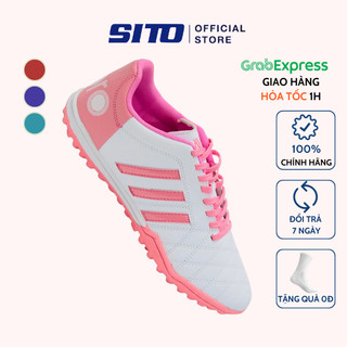 Giày bóng đá Newmos 11 Pro Trắng Hồng cỏ nhân tạo thể thao nam chính hãng - NM004
