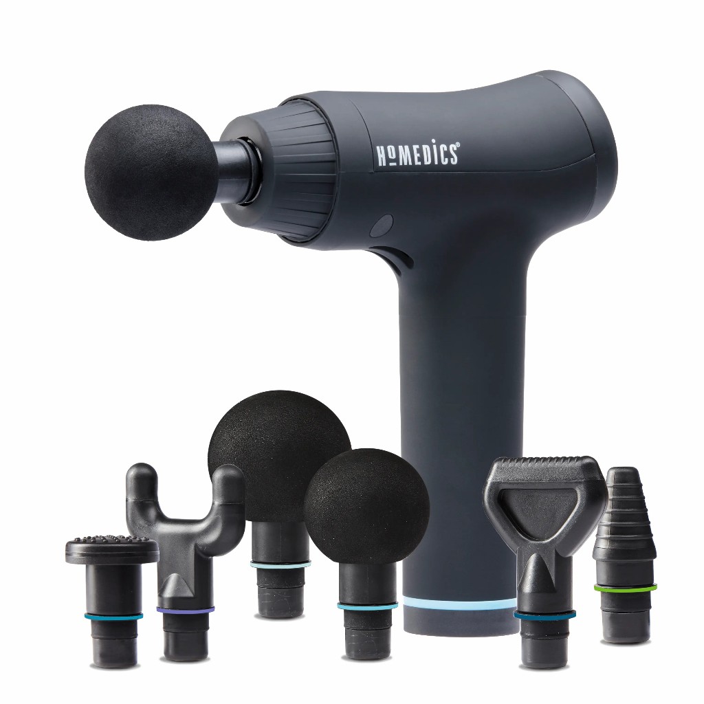 Máy massage cầm tay Homedics HHP 745 thư giãn cơ thể thao trị liệu 6 đầu 6 cấp độ trị đau nhức toàn thân hiệu quả