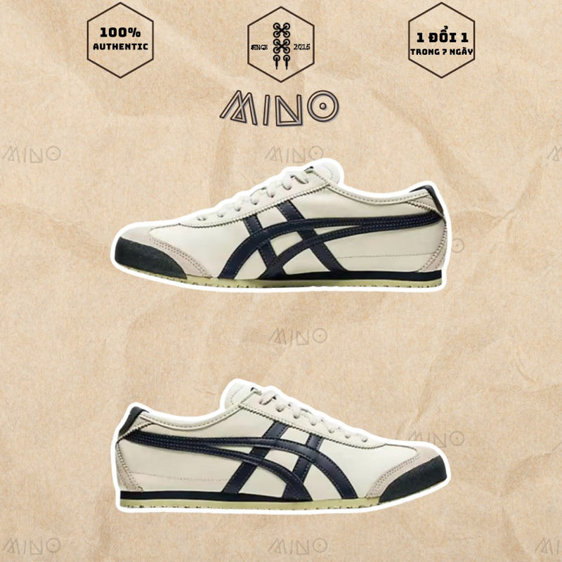 Giày Onitsuka Tiger Mexico 66 Birch Peacoat (1183C102-200)
