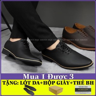 Giày tây nam cao cấp GT886 da bò nhập khẩu nguyên tấm bảo hành 1 năm