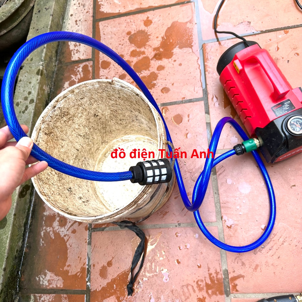 Dây cấp hút nước máy rửa xe gia đình, dây cấp nước vào máy rửa xe