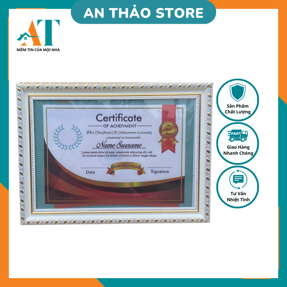 combo 10 Khung bằng khen A4