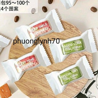 Túi đựng kẹo nougat hàn miệng 4×95 cm,sét 100 cái