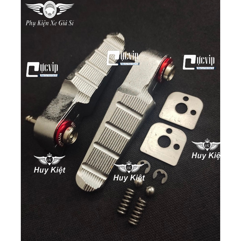 Cặp Gác Chân Sau Nhôm CNC+Ốc Xỏ Và Lông Đền Đỏ Gắn Wa,Dr,Fu,AB13-23,Va15-21,Si,Ex,Vision,Sonic,WinV1,5987