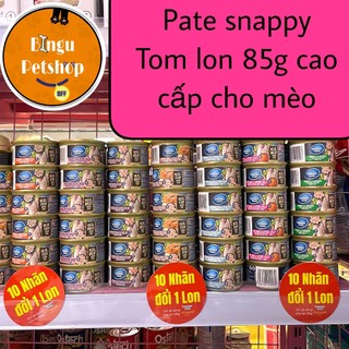 Pate lon snappy tom premium cao cấp 85g cho mèo - thái lan