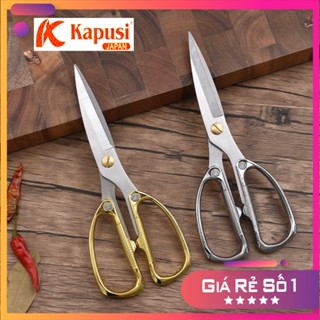 Kéo KAPUSI Nhật Đa Năng - Thép SK5, Kéo Cắt Gà, Kéo Nhà Bếp, Kéo Cắt Giấy Siêu Bền