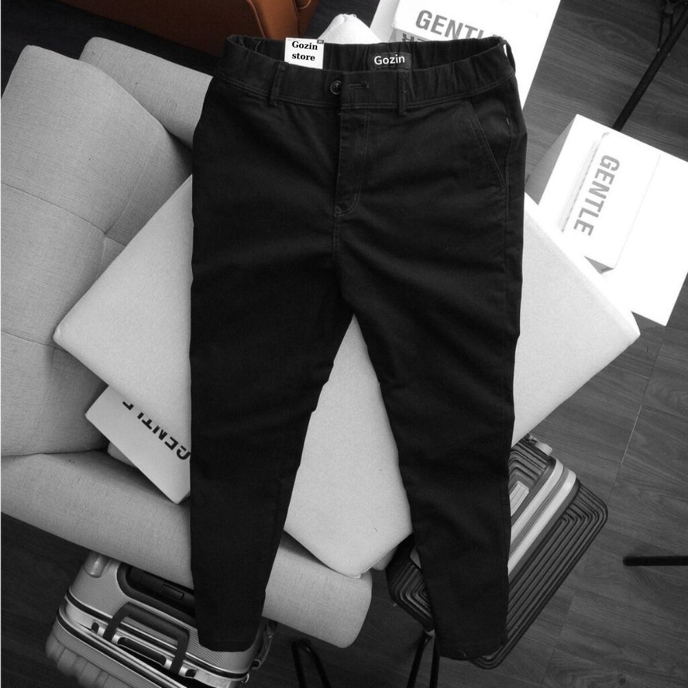 Quần Kaki Nam Form Slim Fit GOZIN.SHOP - Chất Vải Kaki Cotton Co Giãn -JA20