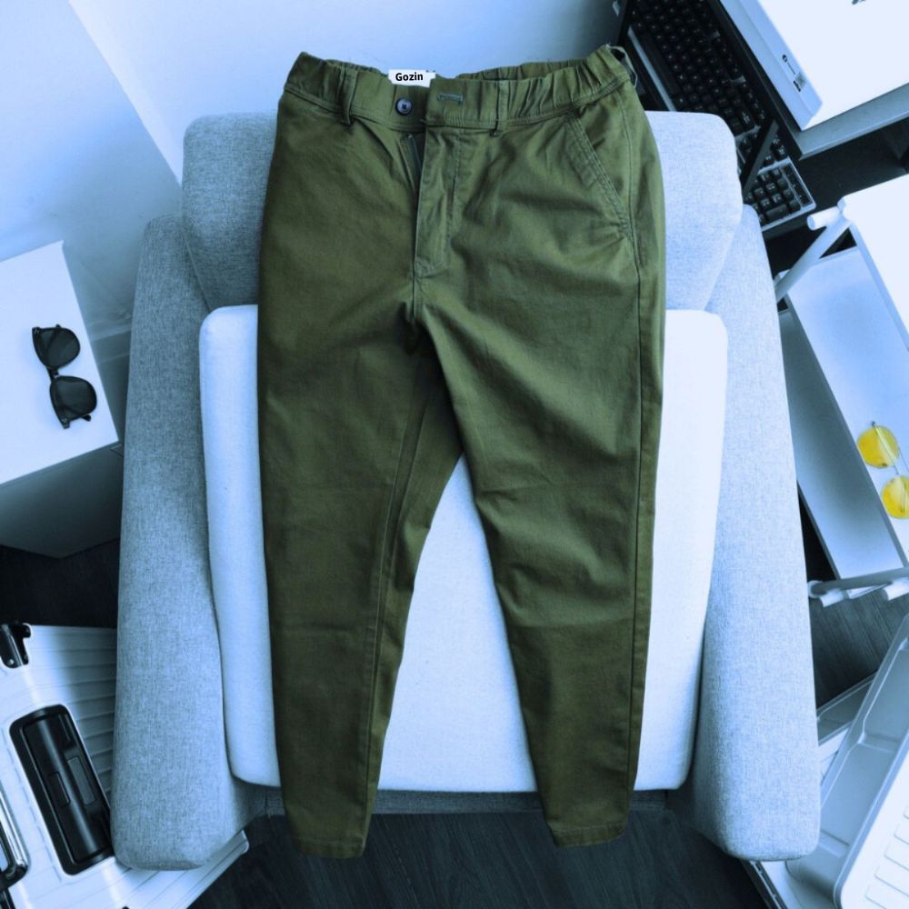 Quần Kaki Nam Form Slim Fit GOZIN.SHOP - Chất Vải Kaki Cotton Co Giãn -JA20