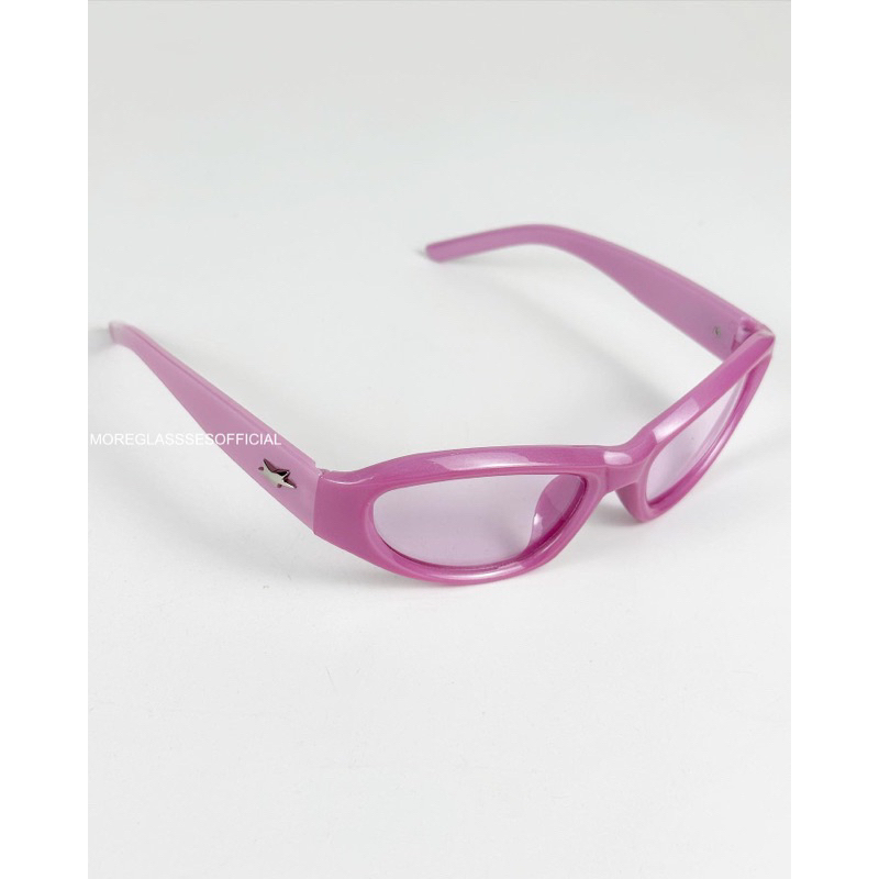 Kính mát có sẵn MOREGLASSES hoạ tiết ngôi sao phong cách thời trang nam nữ Y2K Punk 2023 chống UV 400 ảnh thật