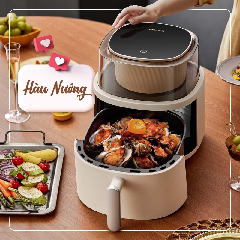 Nồi Chiên Không Dầu 6L Bear QZG-F15G1 - Bảo hành 12 tháng