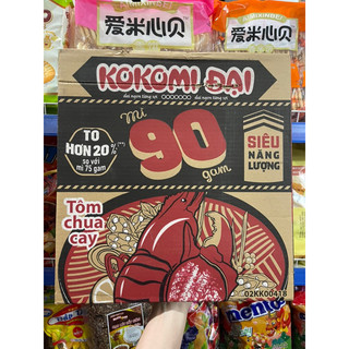  Mì Tôm Kokomi Đại 90 Thùng 30 Gói X 90g 