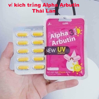 Vỉ 10 viên Kích trắng Alpha Arbutin Thái Lan