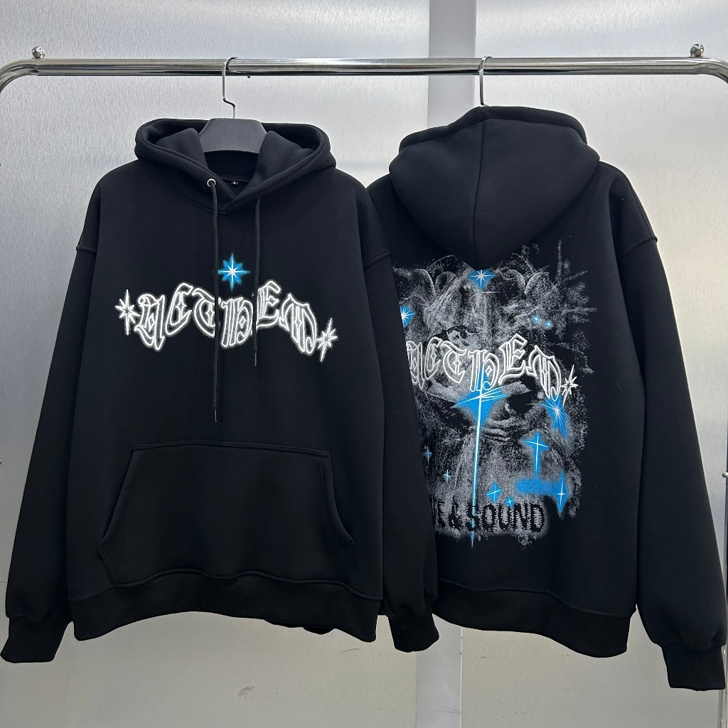 Áo khoác Hoodie Nỉ Bông in hình Tia Chớp Local Brand Unisex Wearzone