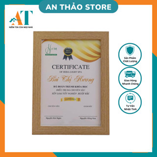 Khung ảnh đẹp kích thước 50x70, 50x75cm mặt meka dày