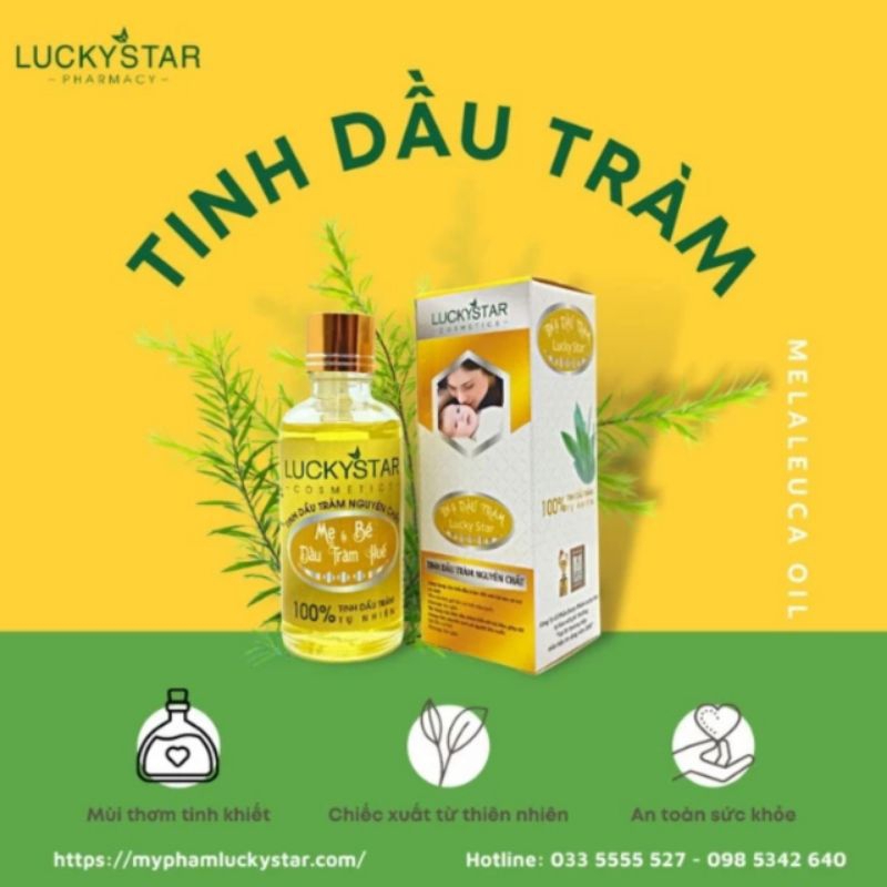 Tinh dầu tràm Lucky Star(chai 50ml)