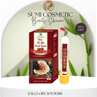 Xổ mỡ vành ruột linh chi đỏ chính hãng hộp 10 viên - xổ mỡ vành ruột giúp giảm cân an toàn hiệu quả