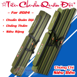 Túi đựng cần câu cá. bao đựng cần câu đài 80cm 1m 1m2 1m3 - 2 3 ngăn cao cấp